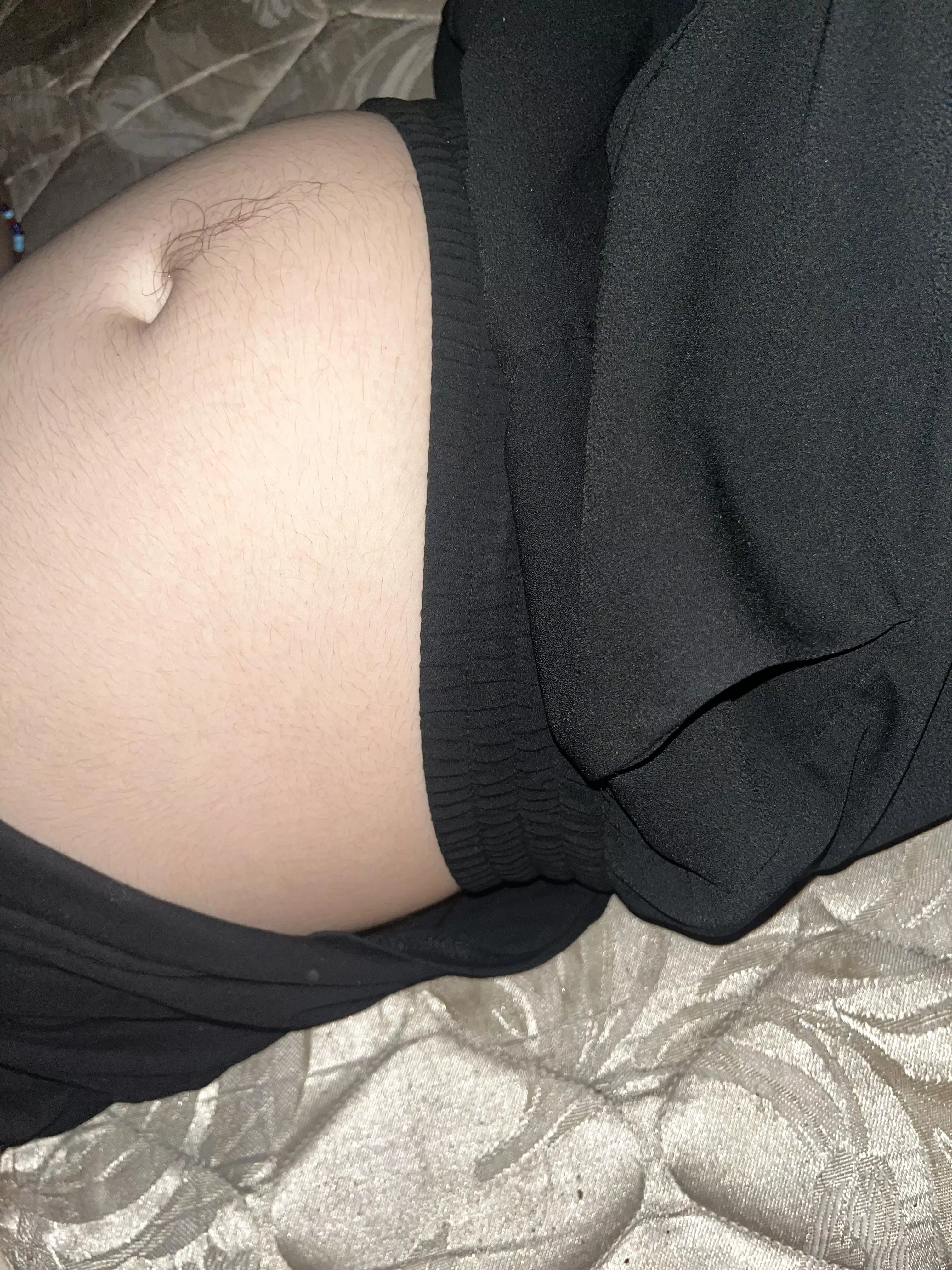 Getting a belly when I lay down 