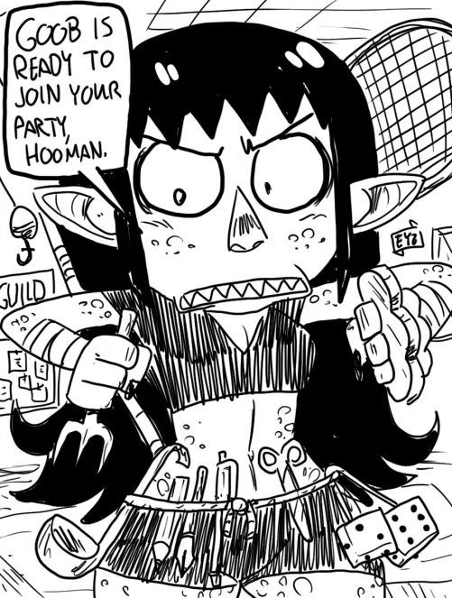 #GobTober Day 22 Goblin Tools, art by Eyz 