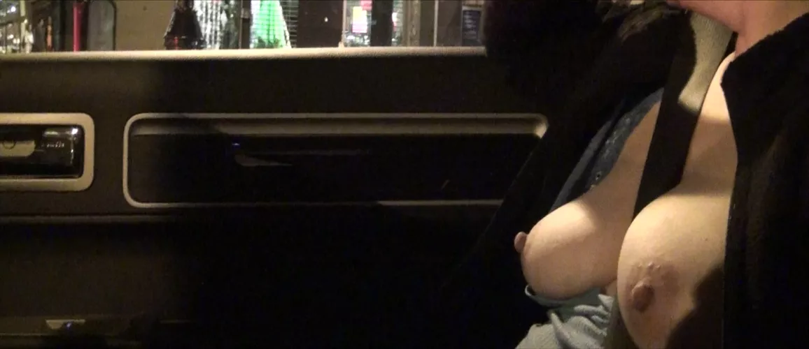 Going for a ride at night.