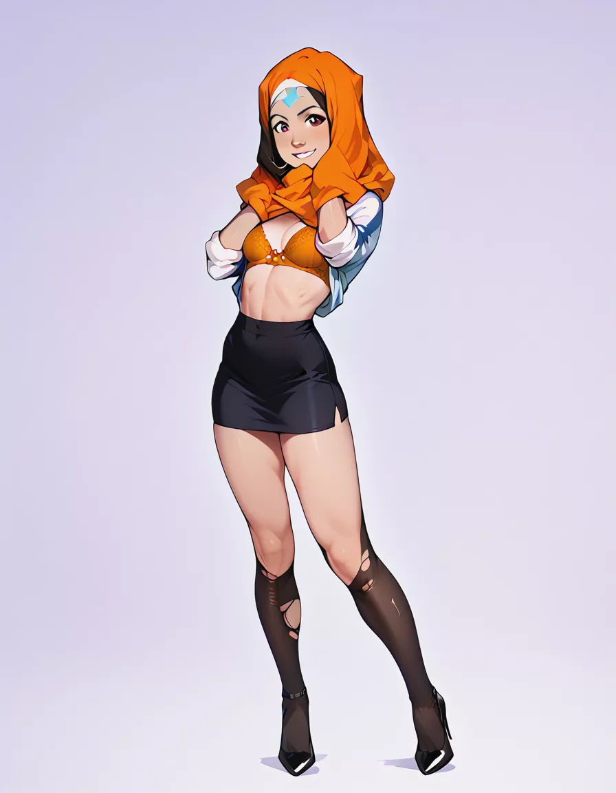 Hijabi secretary jinora 