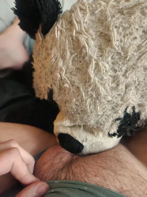 his nose feels soooo good...