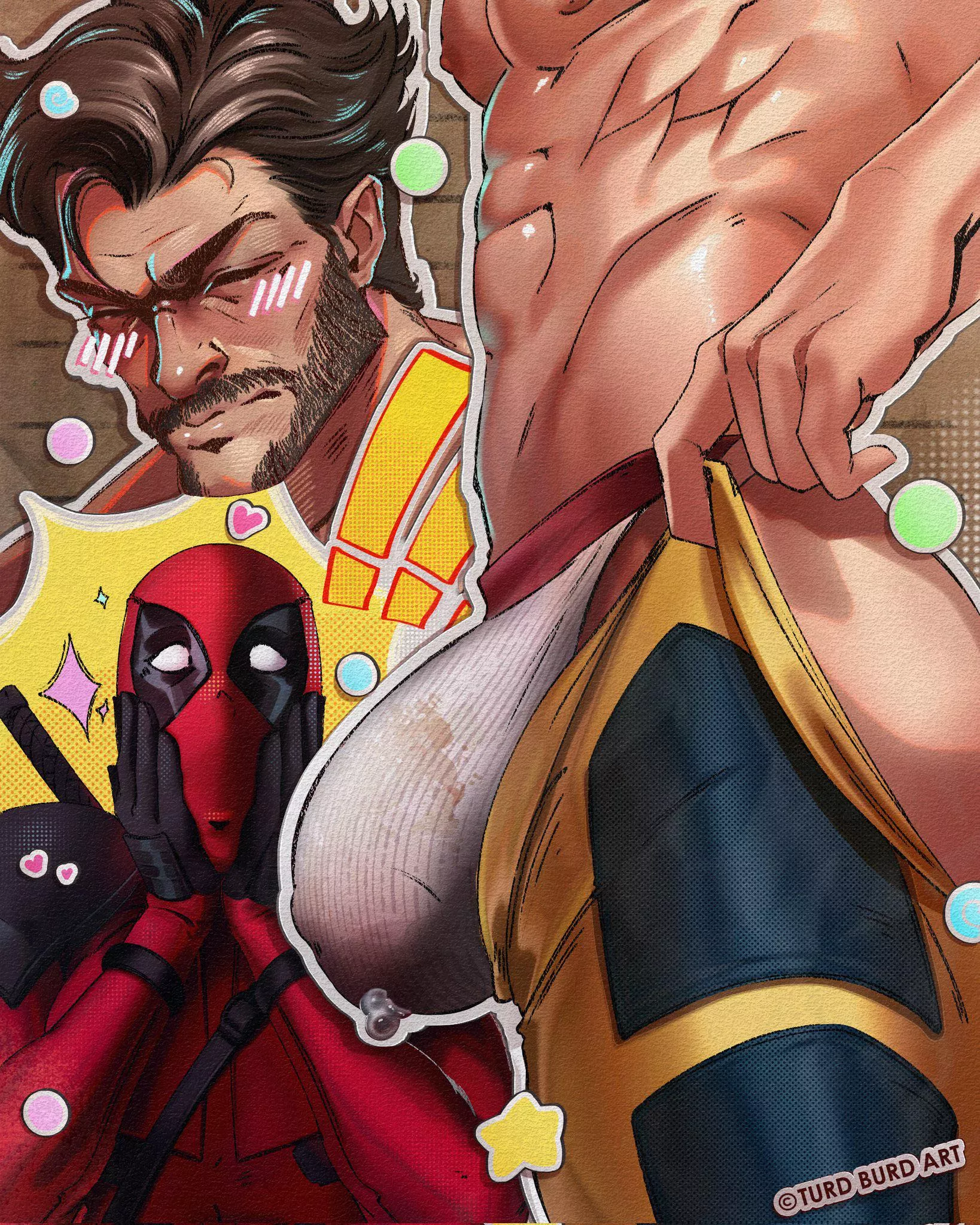 HUGE JACKMAN!(turdburd_art)