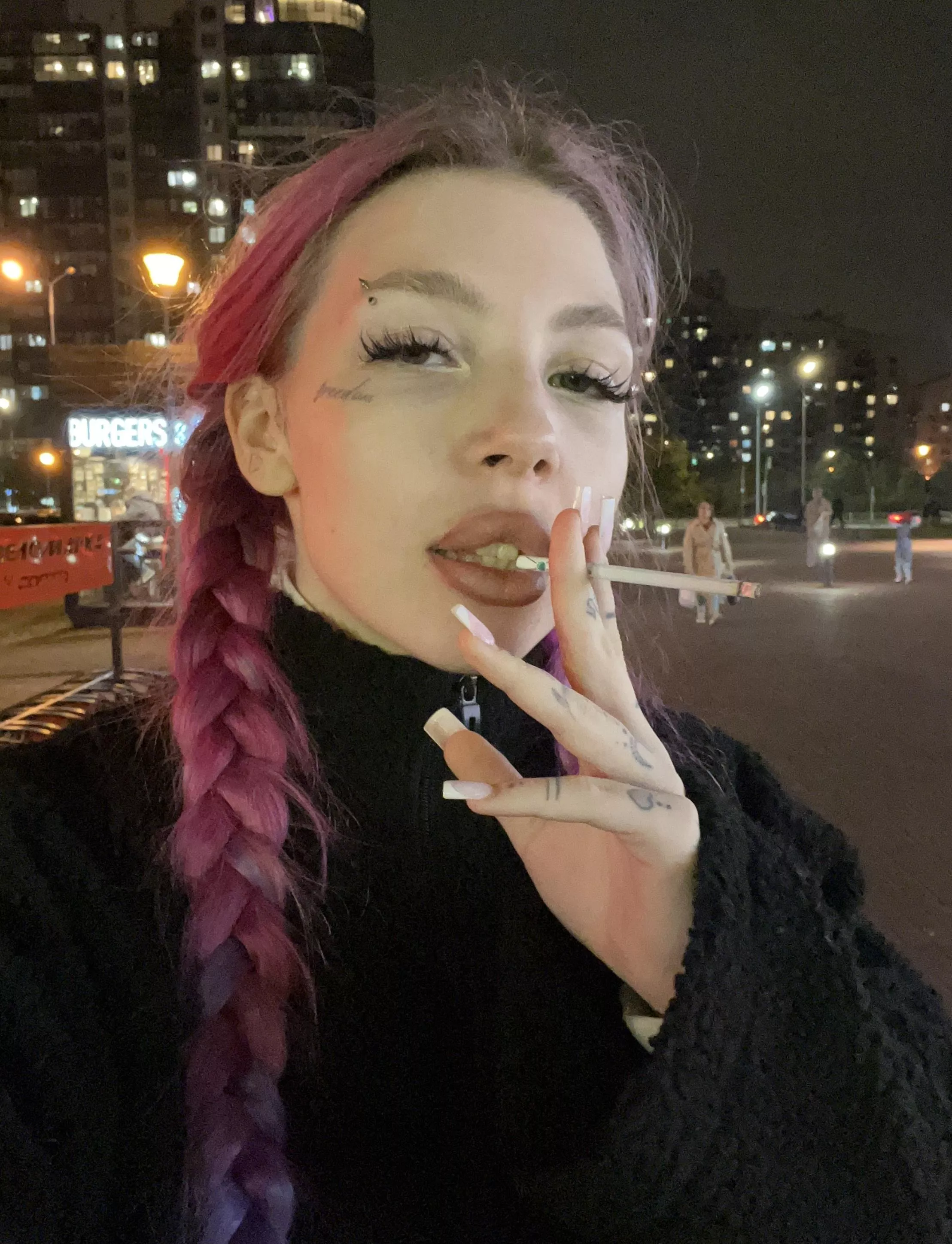 I hope you don't mind me smoking