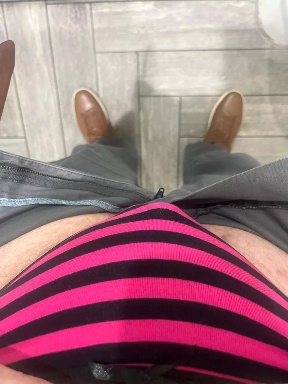 I lost to @Logical_Actuator_702 in a guess the ass battle and now I have to post a pic of myself in panties. Every upvote is an extra hour I have to leave it up.