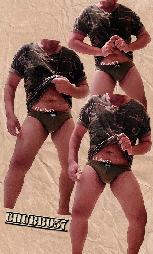 Just a dadbod in a camo top. 🫡🪖🎖️🥾💣