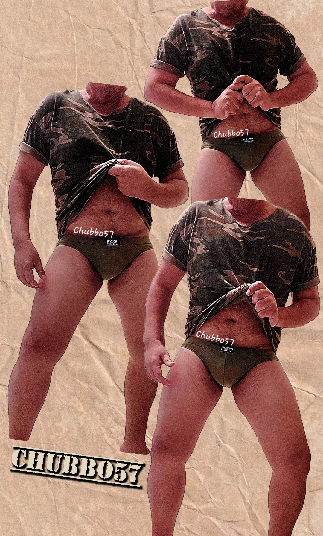 Just a dadbod in a camo top. 🫡🪖🎖️🥾💣