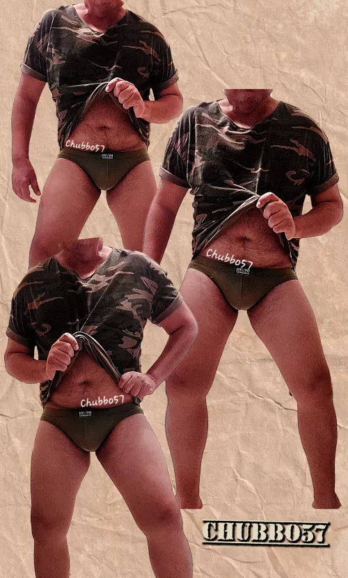 Just a dadbod in a camo top. 🫡🪖🎖️🥾💣