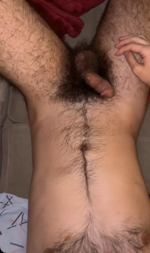 just a fuzzy chest and a soft c