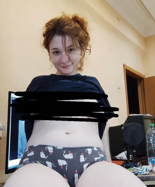 Just a naughty nerdy redhead