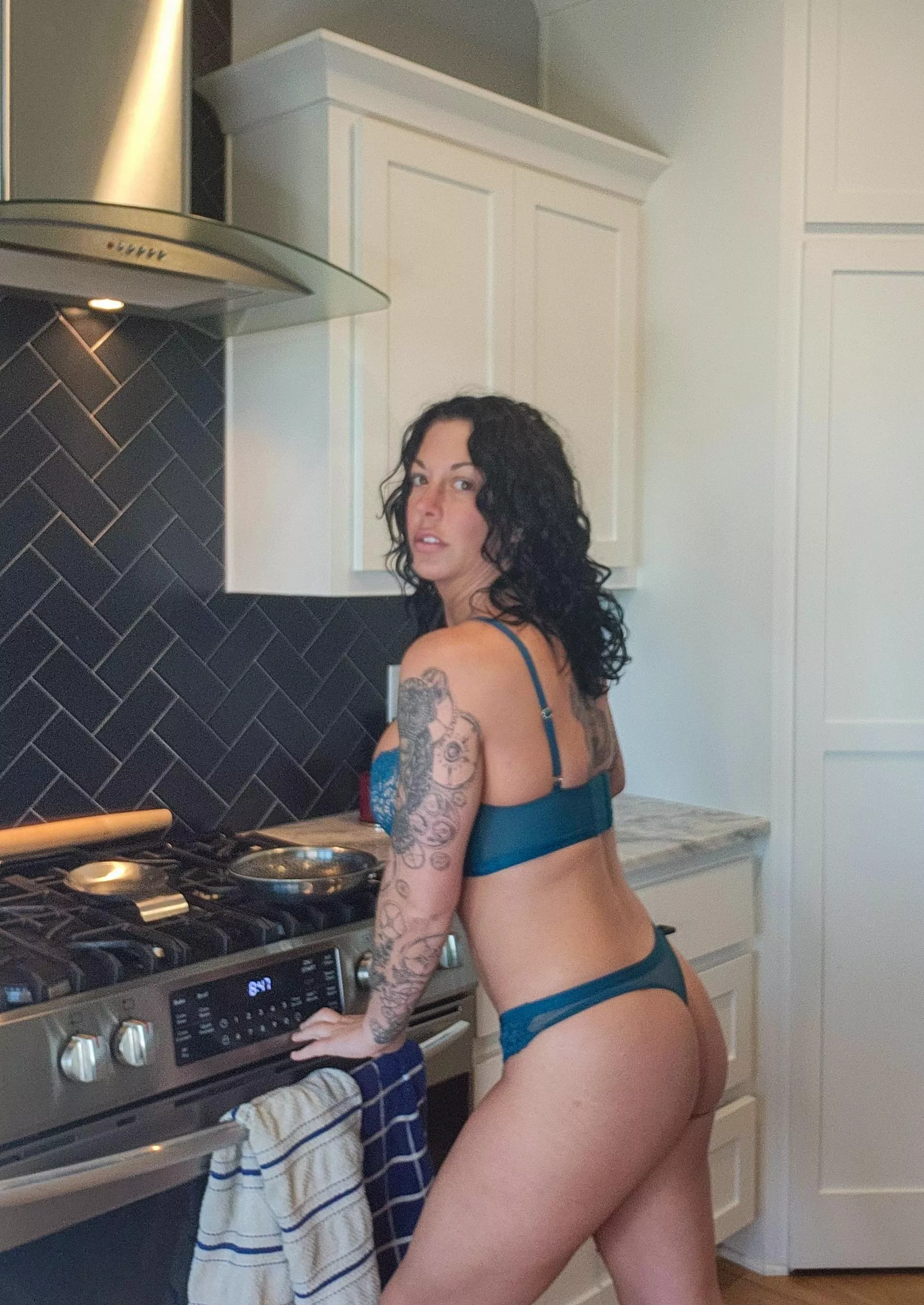 Just doing a bit of cooking 