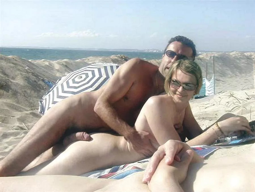 Just woke up from my afternoon nap on the beach to the marvelous sight of my wife