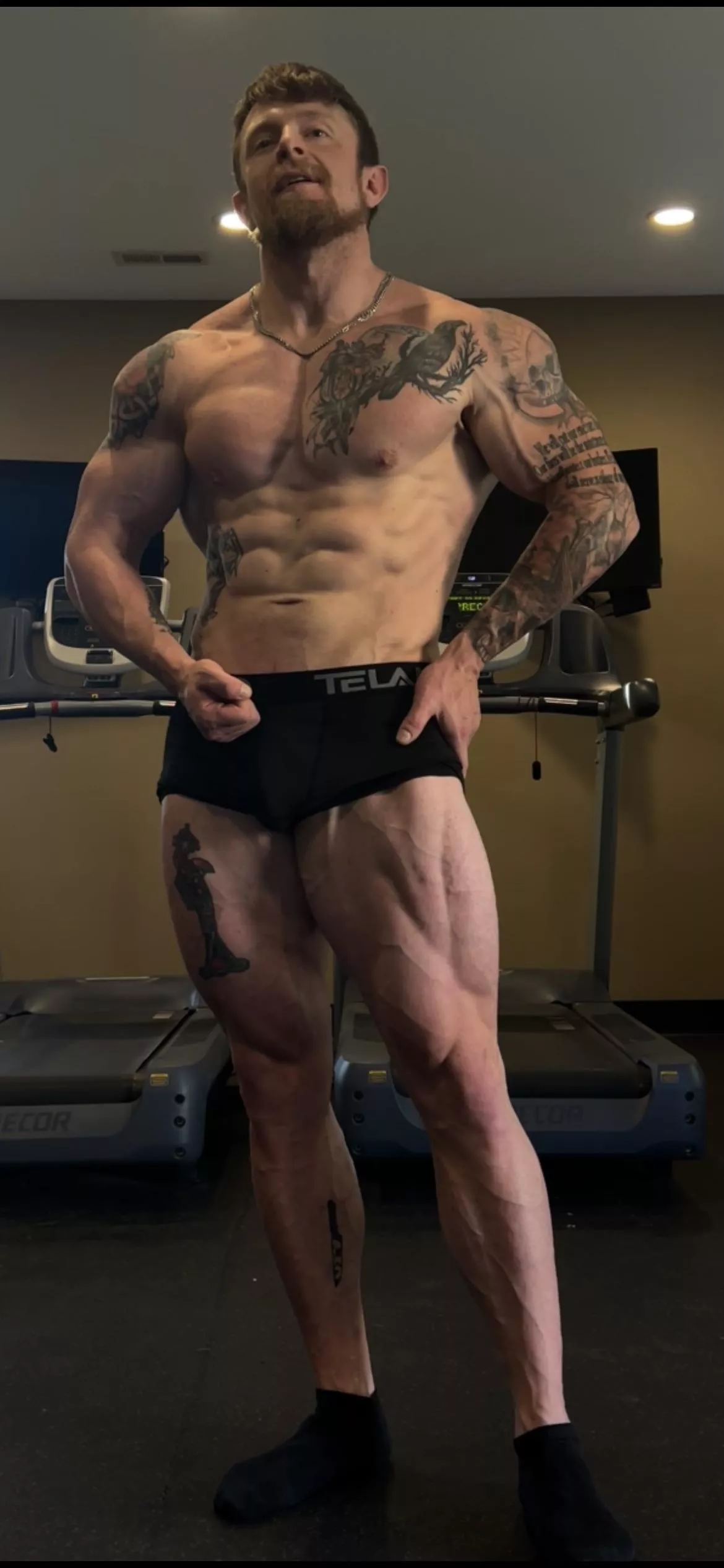 Legs are finally filling out. 😈