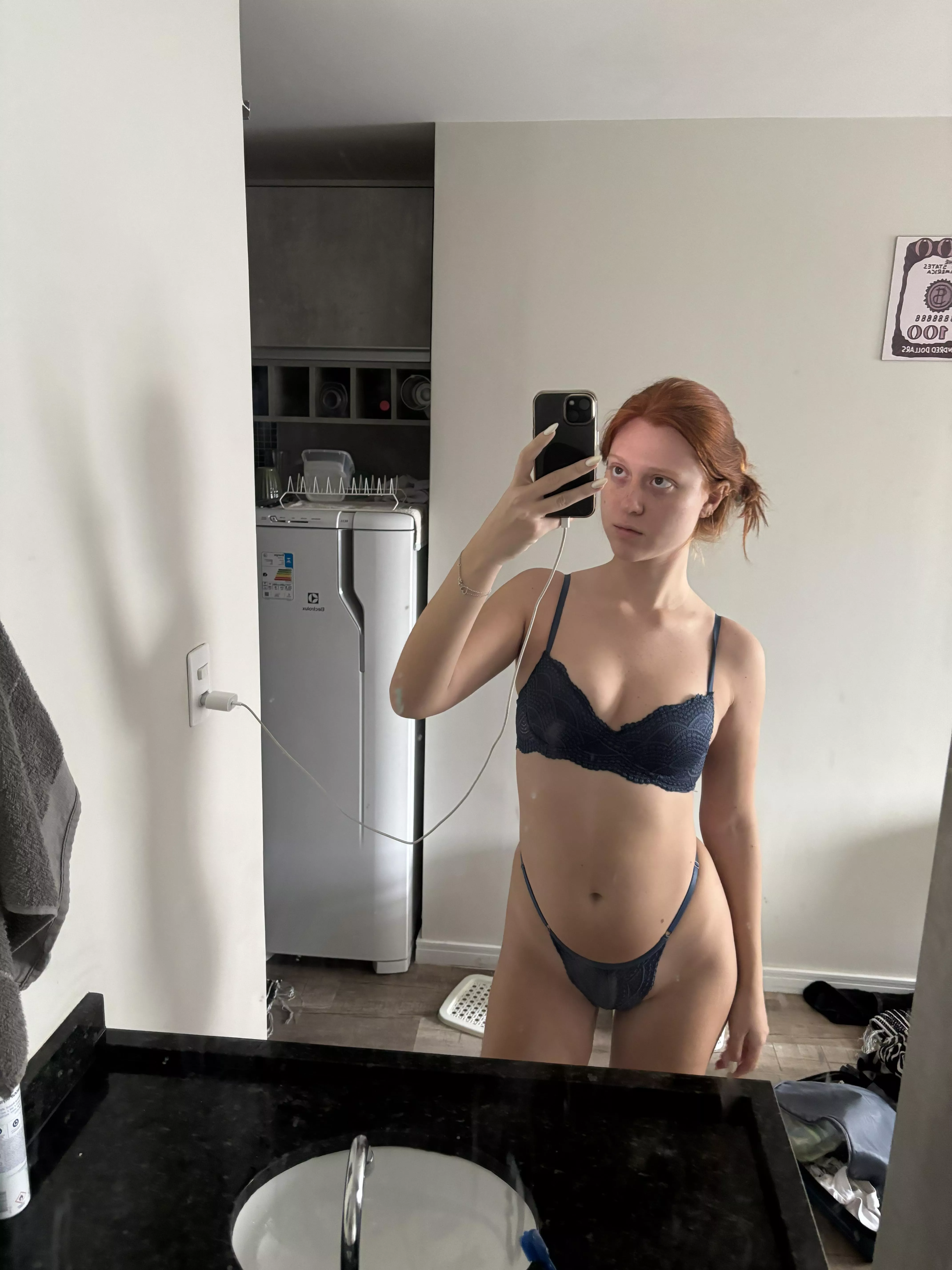 Lingerie goals: tempt and tease.