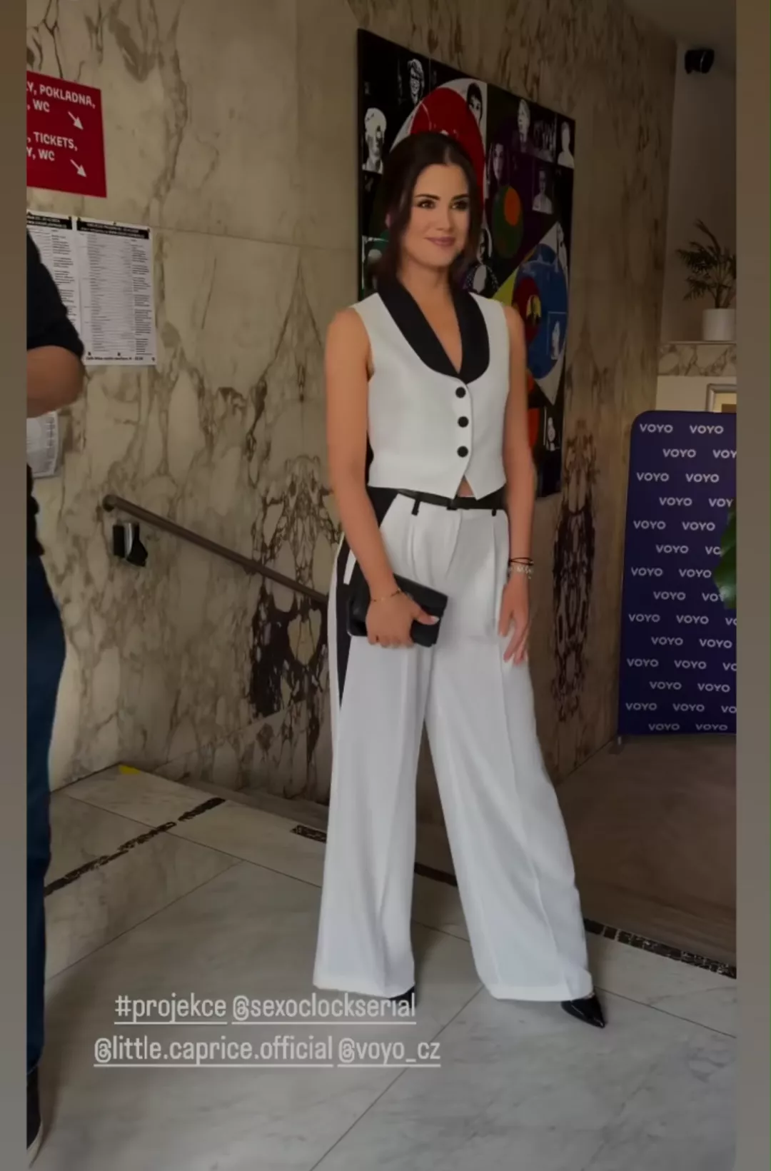 Little caprice in Prague for premiere in czech television series #Sexoclock first time on TV series x thanks for the correction capricepromo x 😉