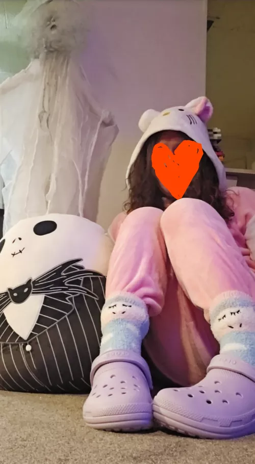 Love being so cozy fuzzy