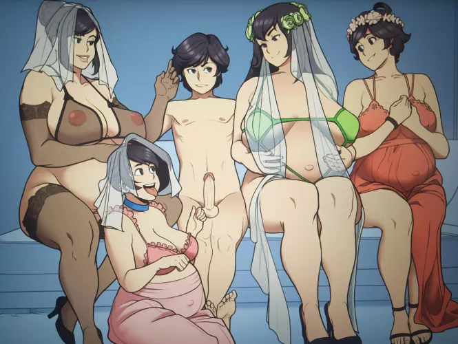 [M4FFFF] A young man's breeding harem of loving older women (can be incest or not, read body for kinks and limits)