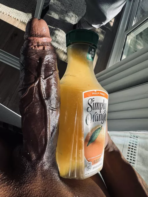 Milk or orange juice😜 