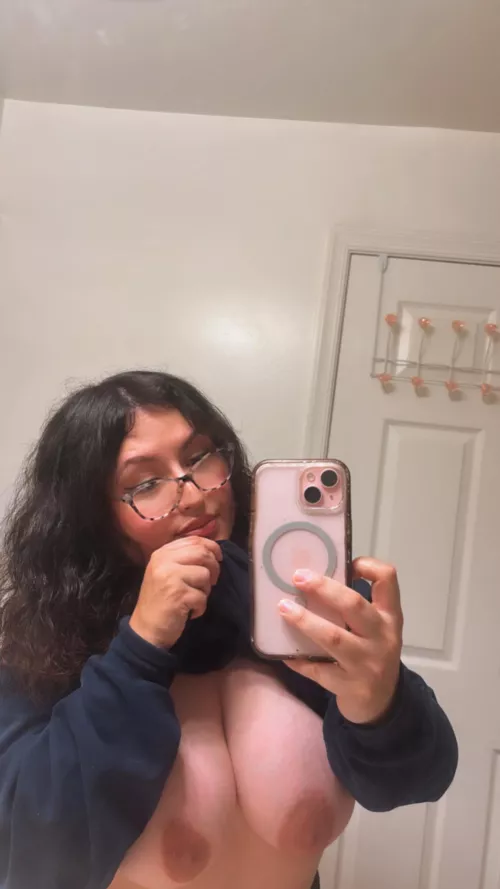 Mirrors are actually used for capturing naked selfies.