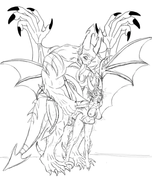 Muscle breeder dragorn doing what it does best