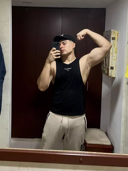 My biceps are huge