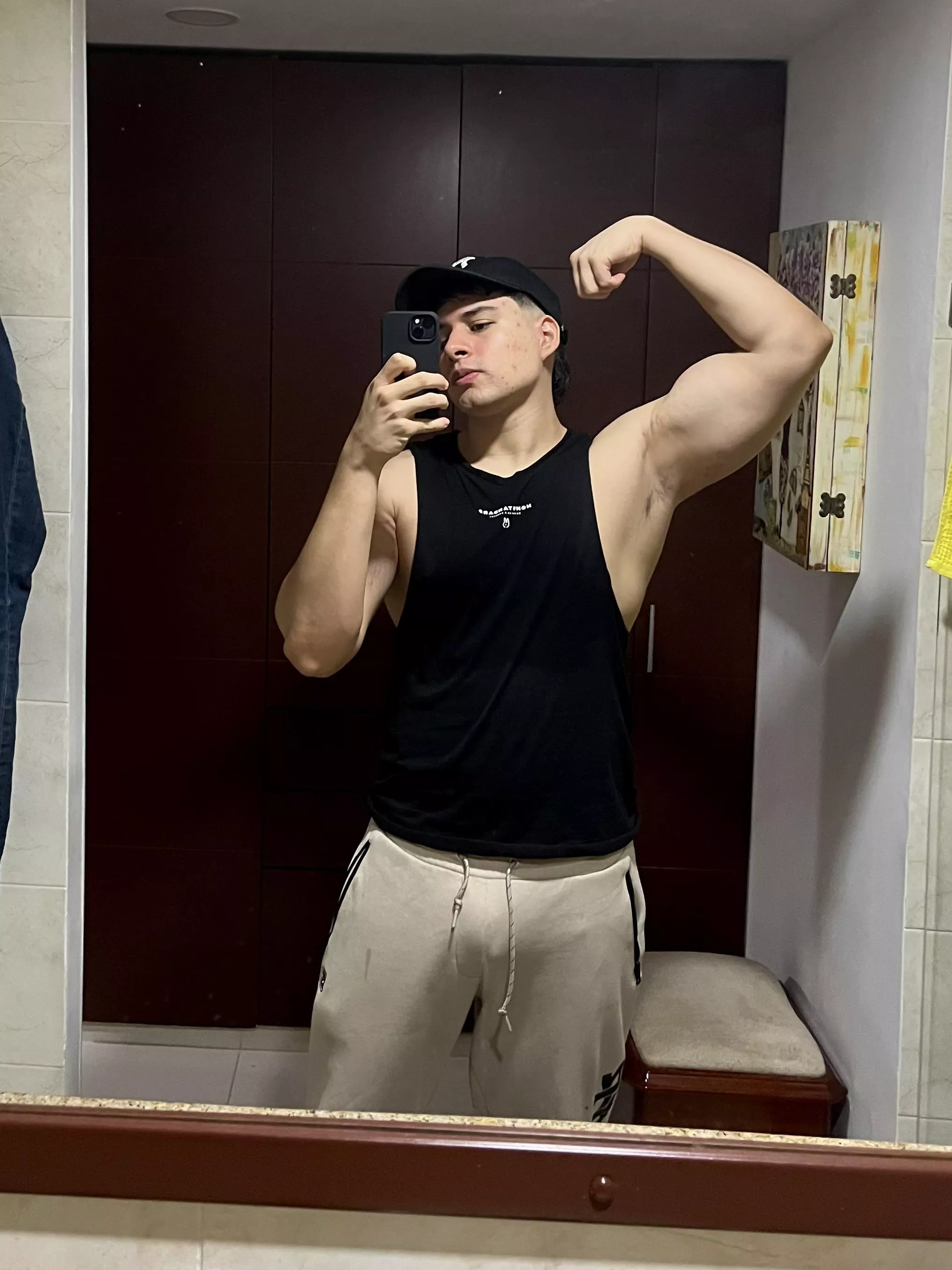 My biceps are huge