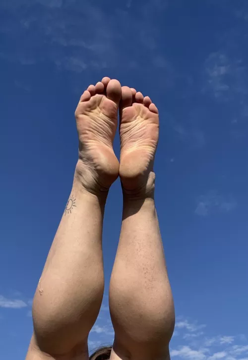 My feet say hi! 