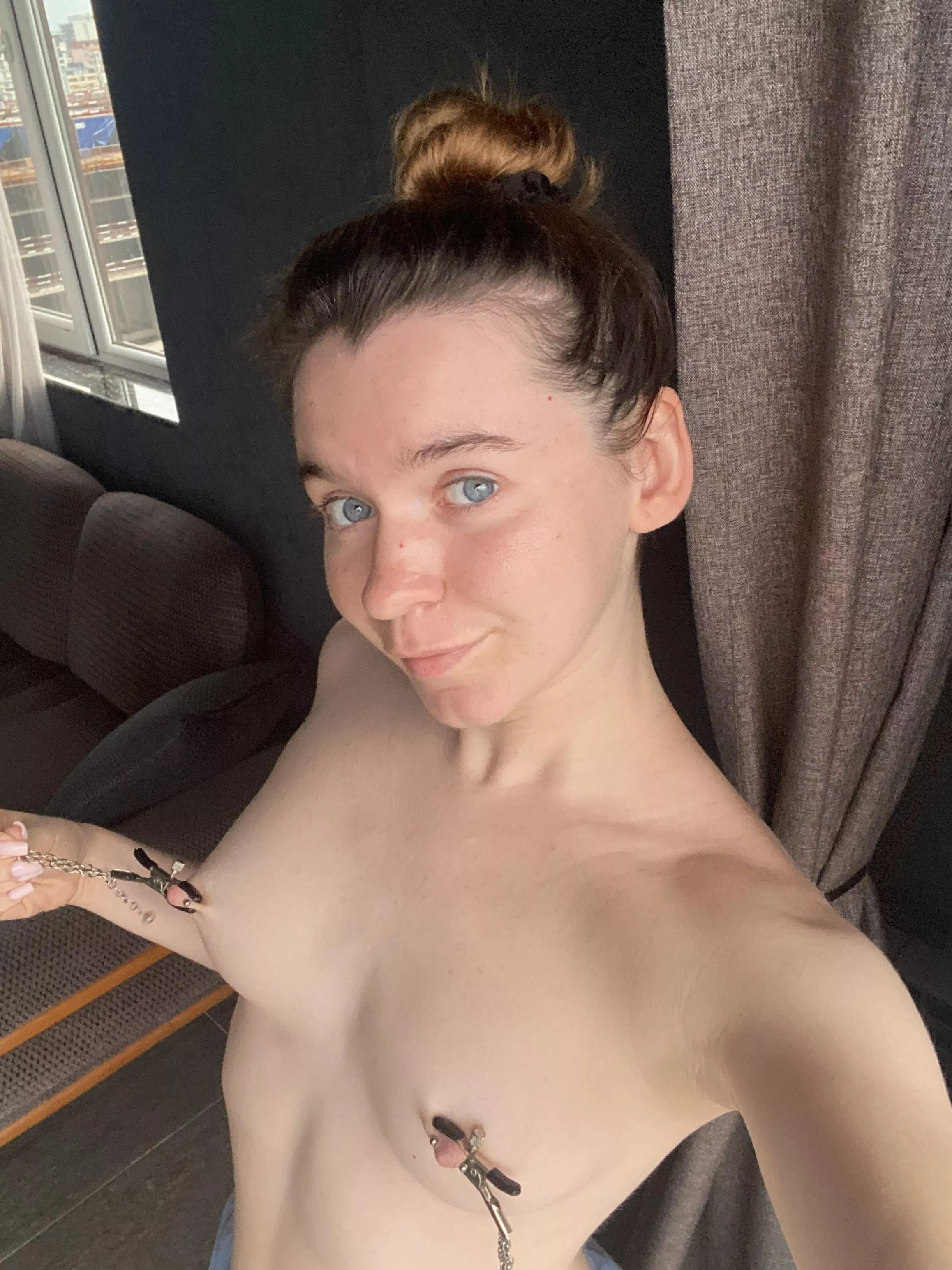 My natural tits love to be in your sauce