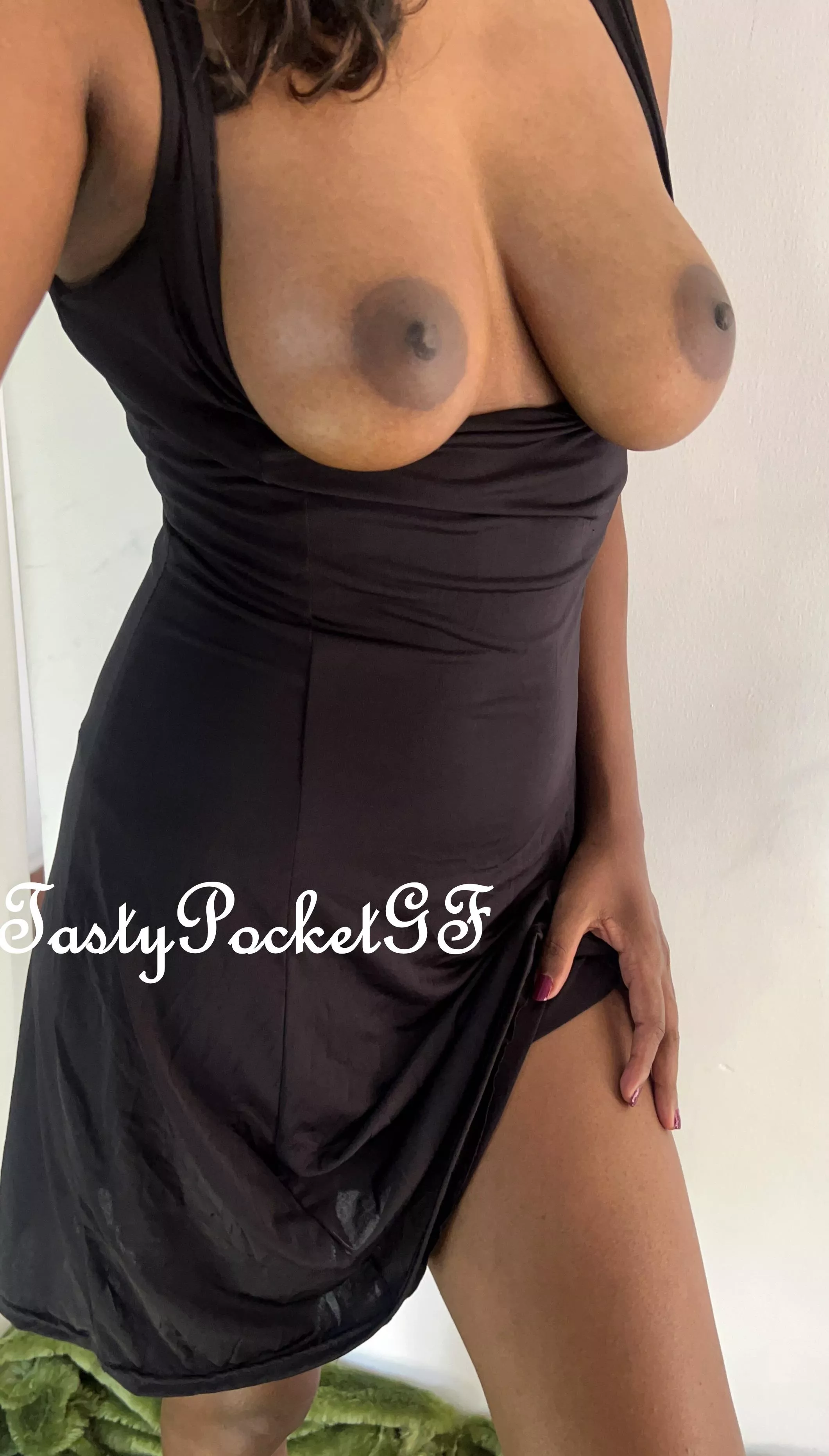 My soft tits need something hard to play with
