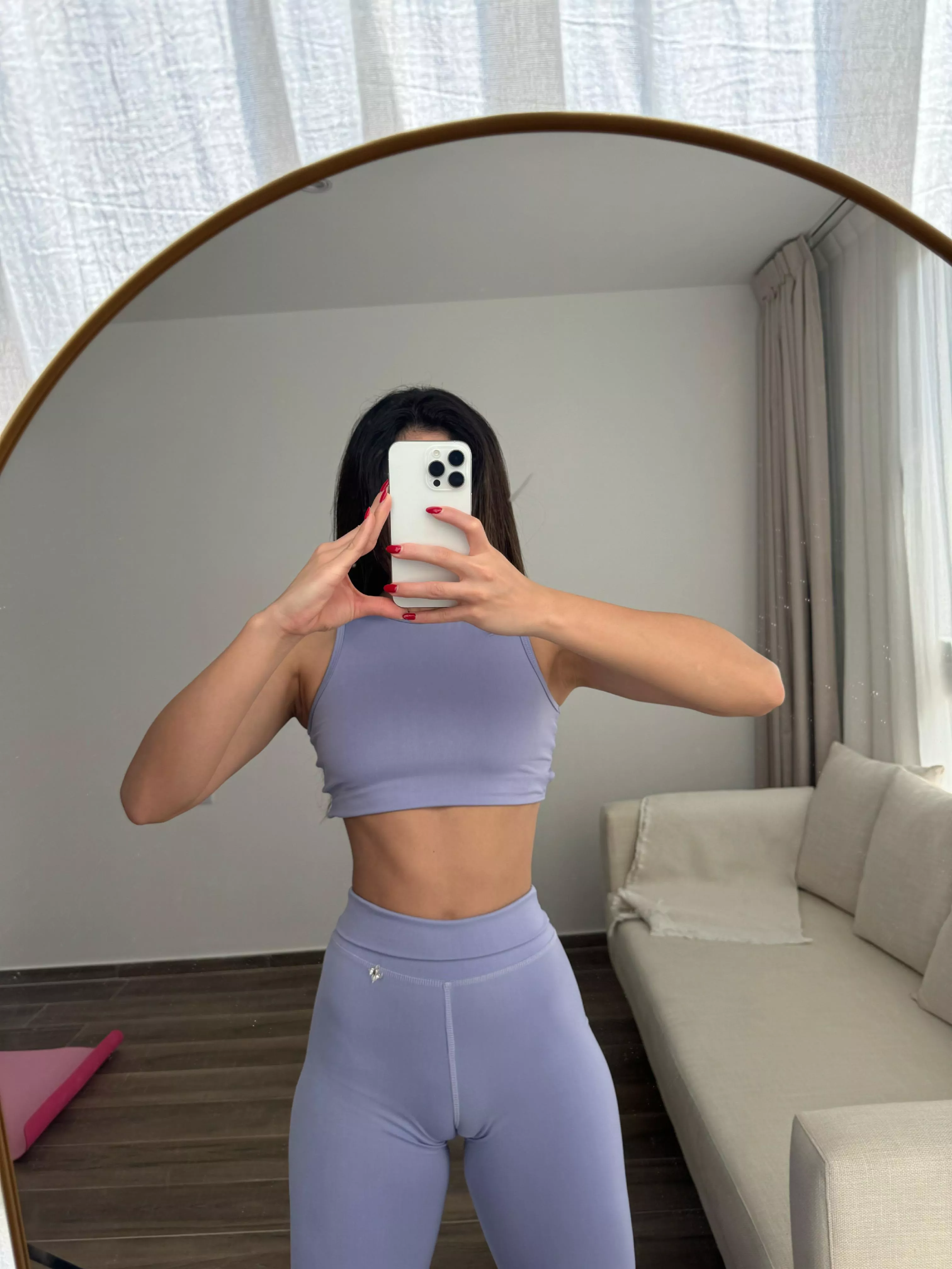 My yoga pants suit me perfectly