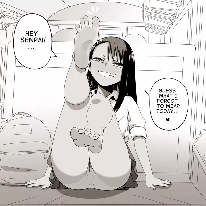 Nagatoro didn't wear socks