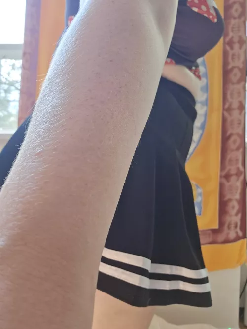 never shaved my [arms] before 