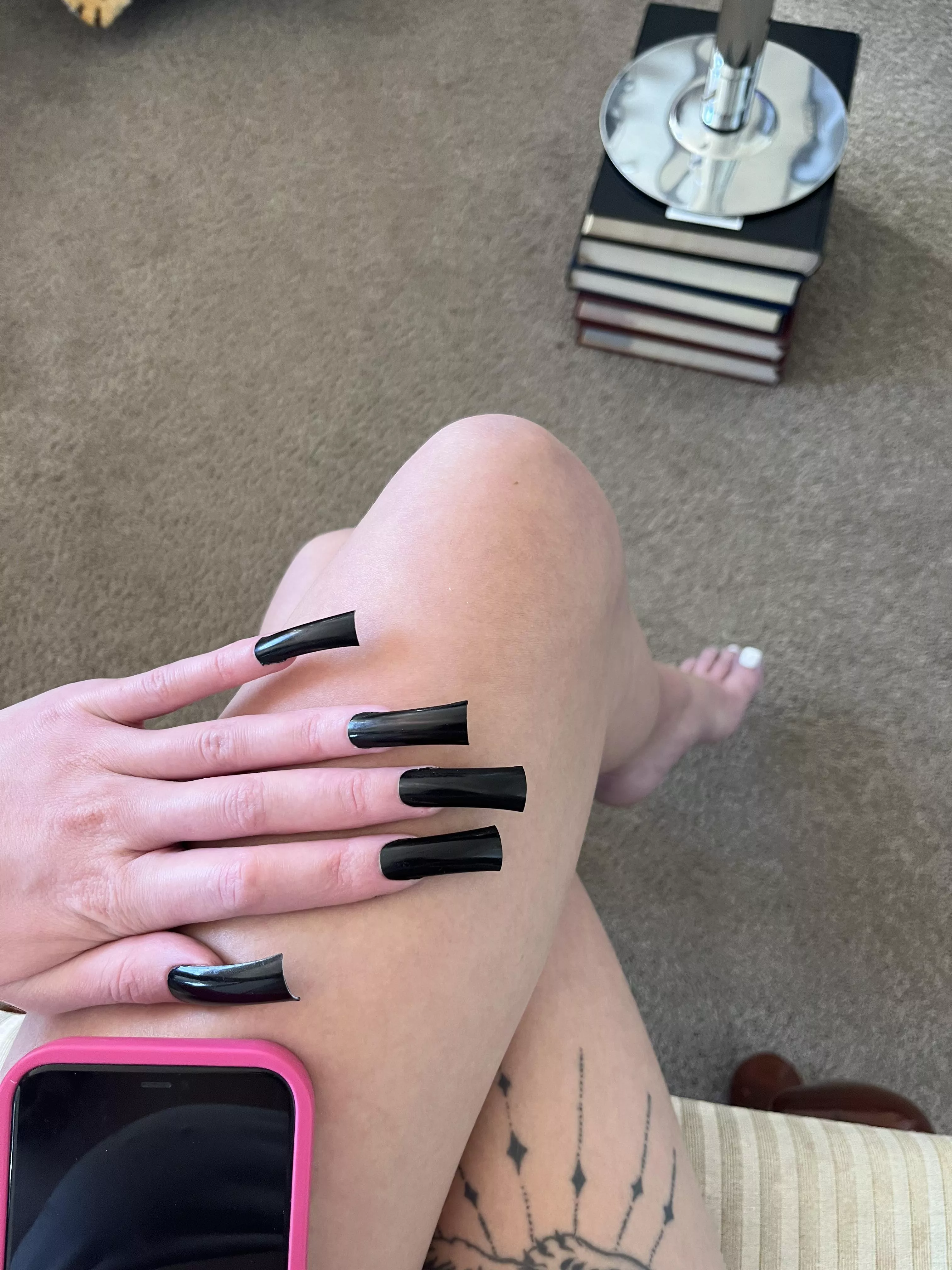 new nails today ! duck nails even tho some people hate them 