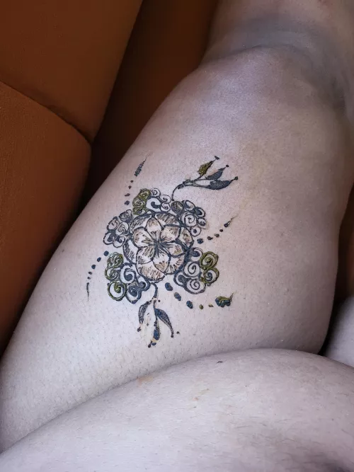 Next where should I put mehandi design 🍈👅