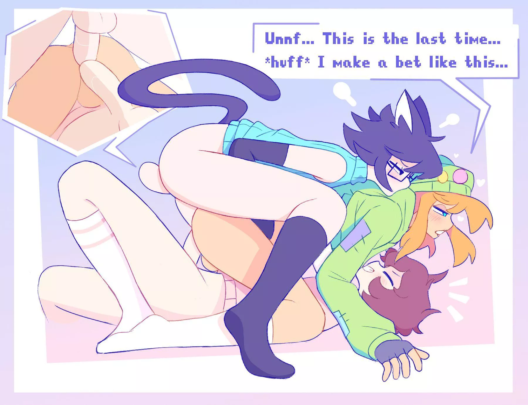 Now I know why to be careful making bets with femboy~