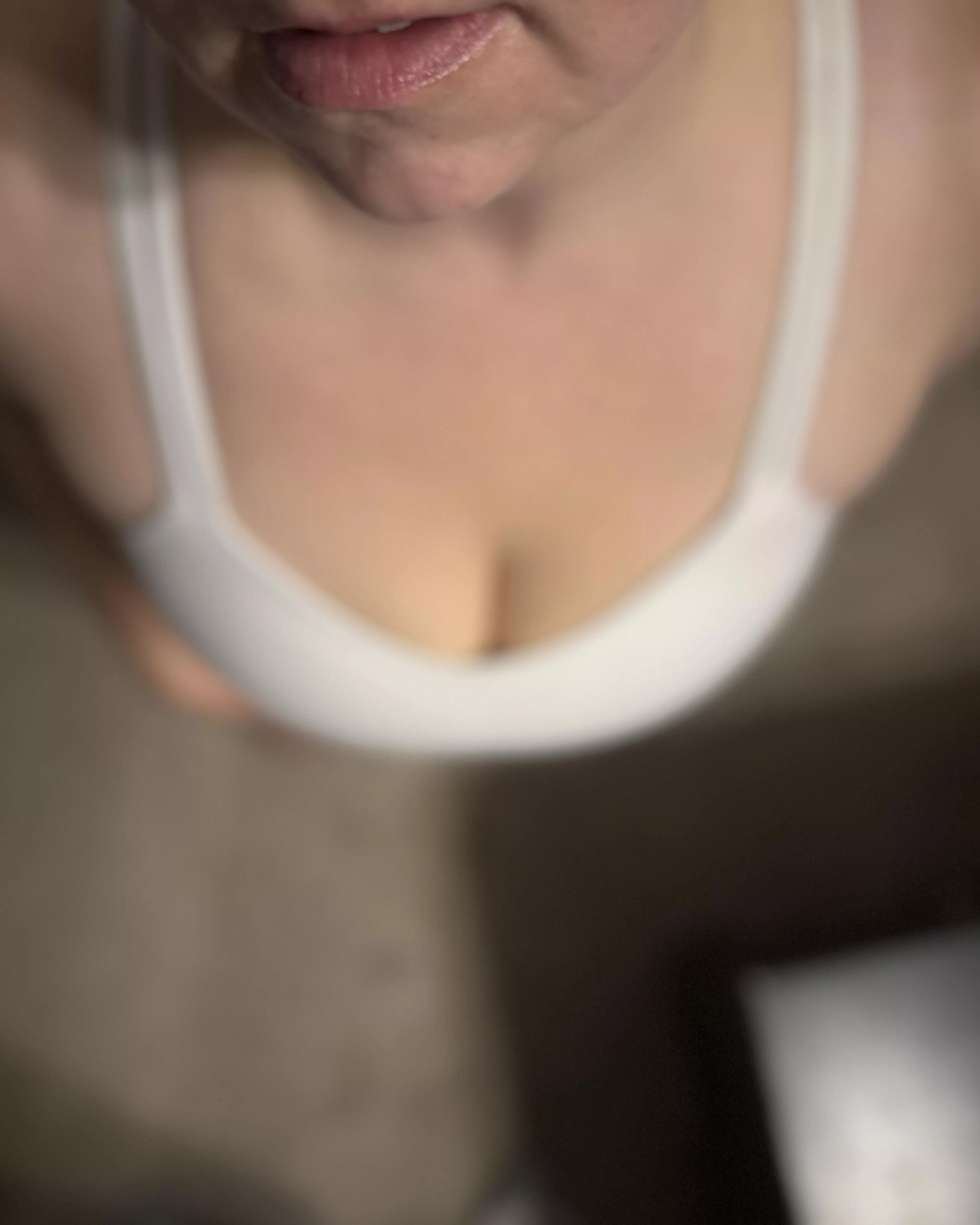 On my knees waiting for you to pull it out