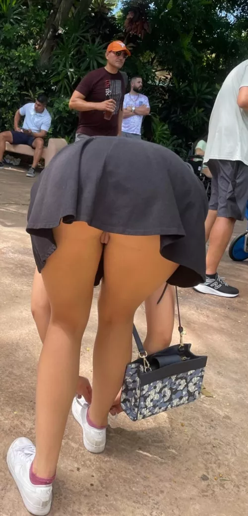 Oops I need to tie my shoe lace 😉