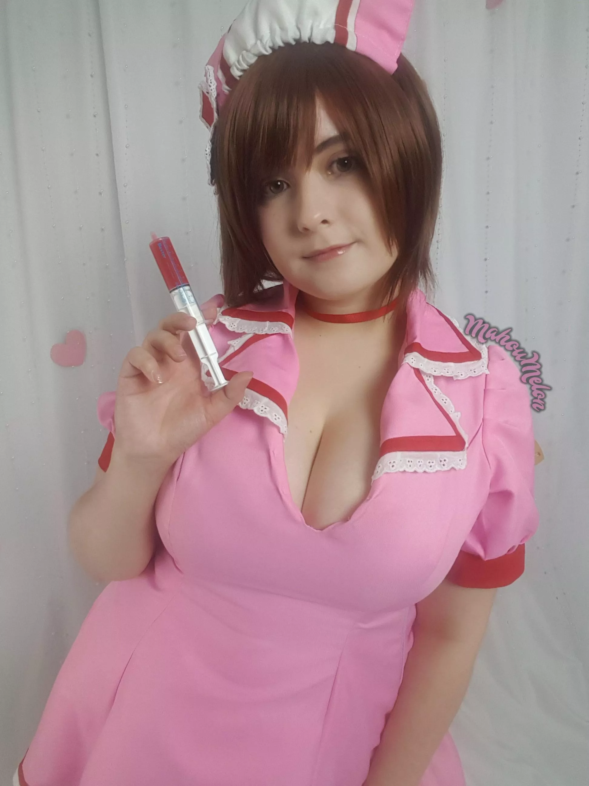 Sexy nurse Meiko cosplay by MahouMelon