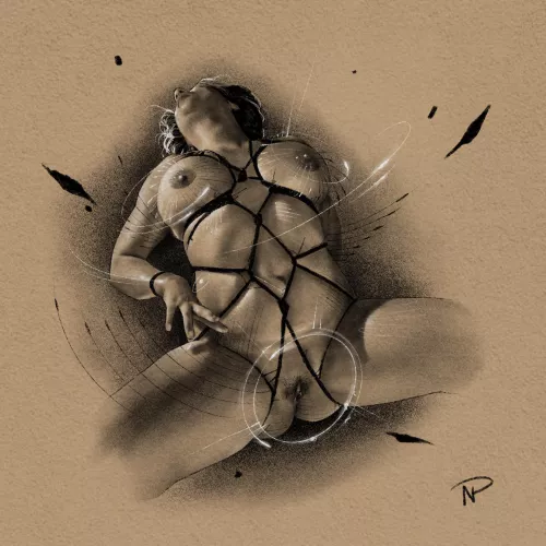 Shibari wife ✨ commissions from my client