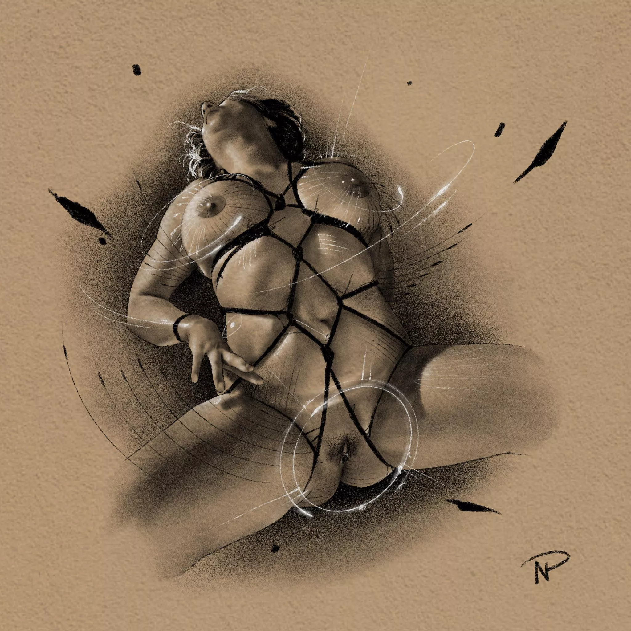 Shibari wife ✨ commissions from my client