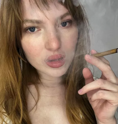 Smoking and flashing tits is all a student needs