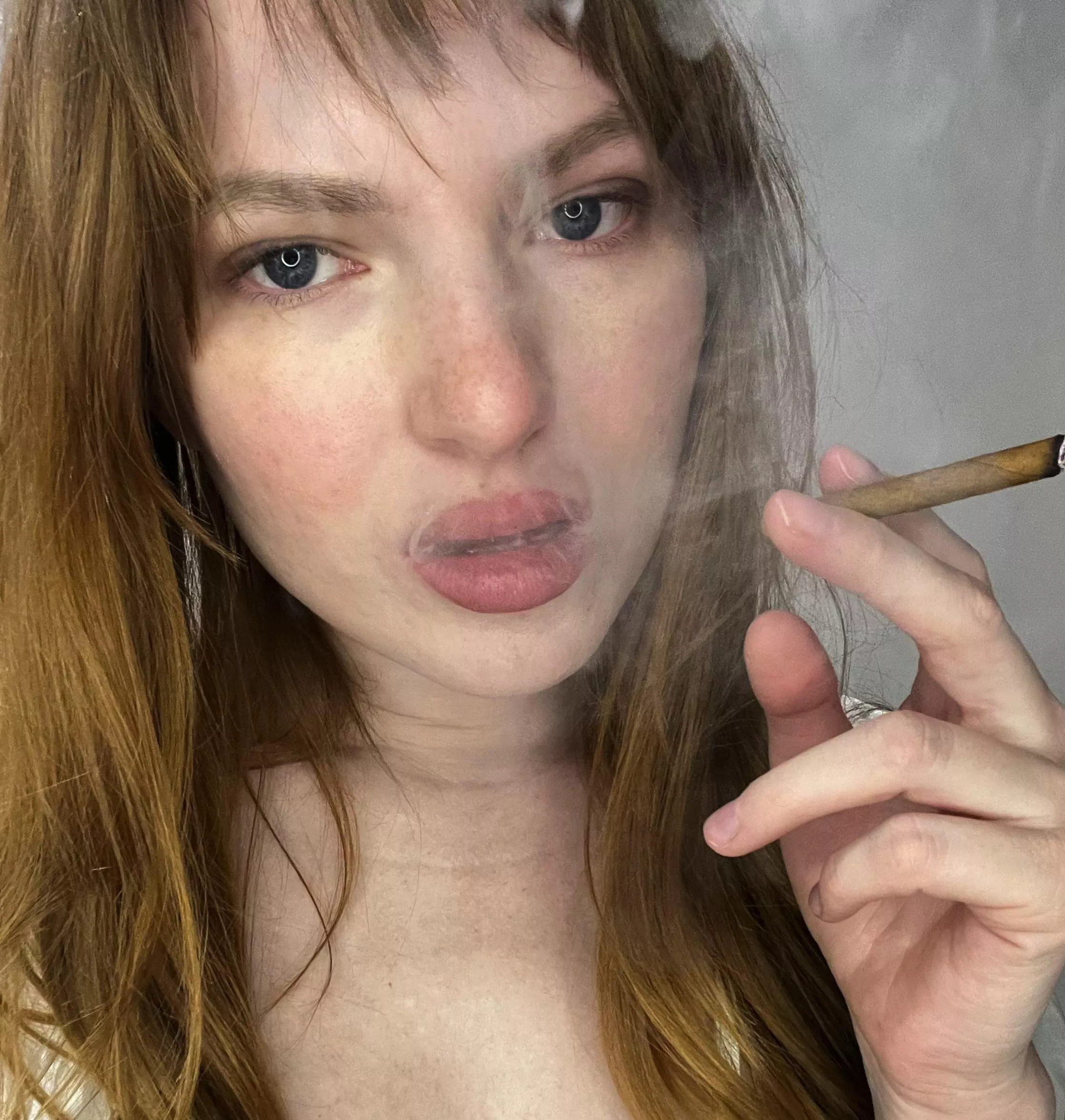 Smoking and flashing tits is all a student needs