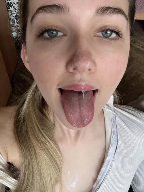 soaking in warm cum is my favorite