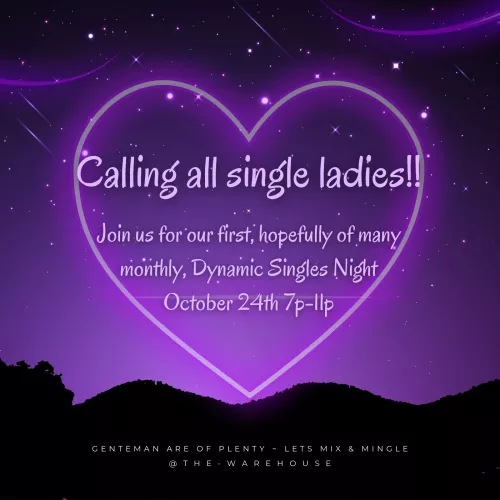 Social & play party for singles! ~ Oct 24th
