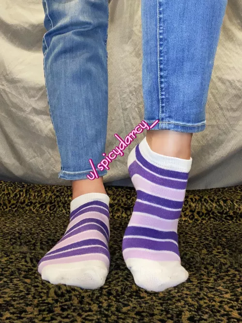 Stripy ankle socks 