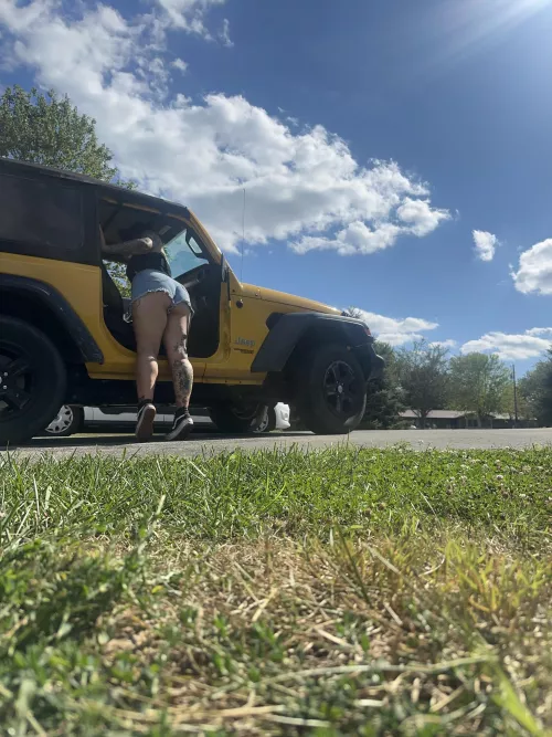 Such a beautiful day out. 