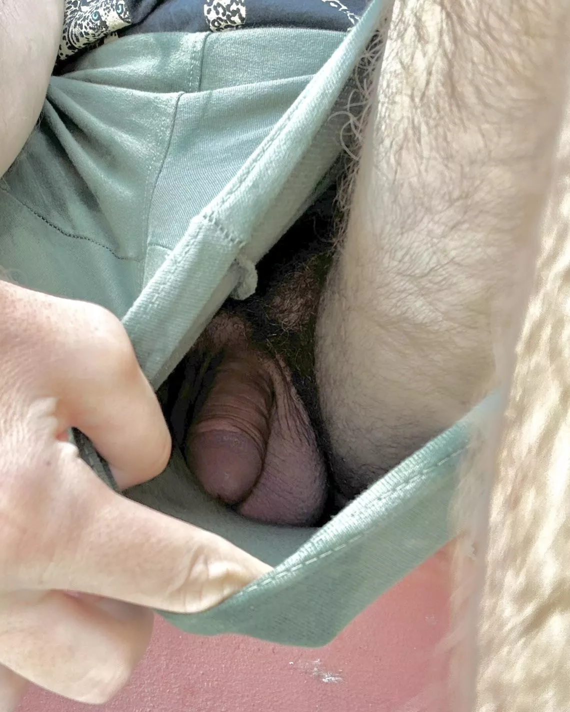 sunny day & no underwear