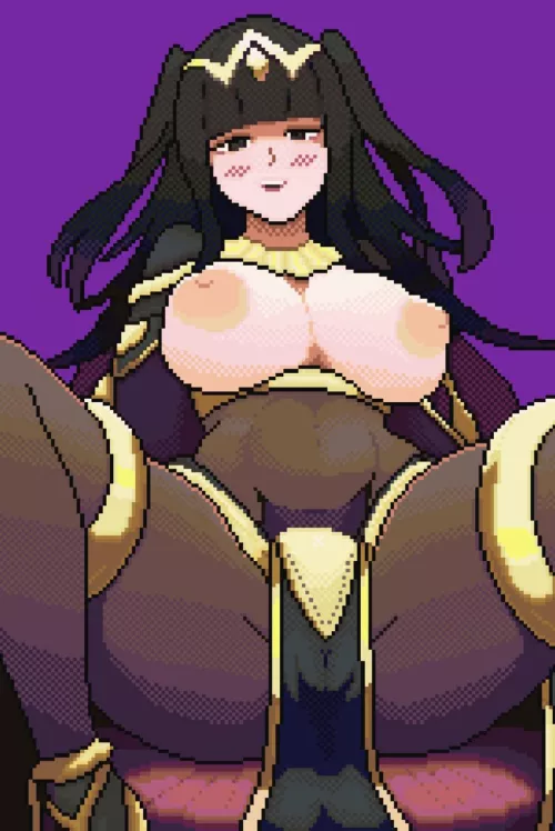 Tharja pulls you aside (art by me)