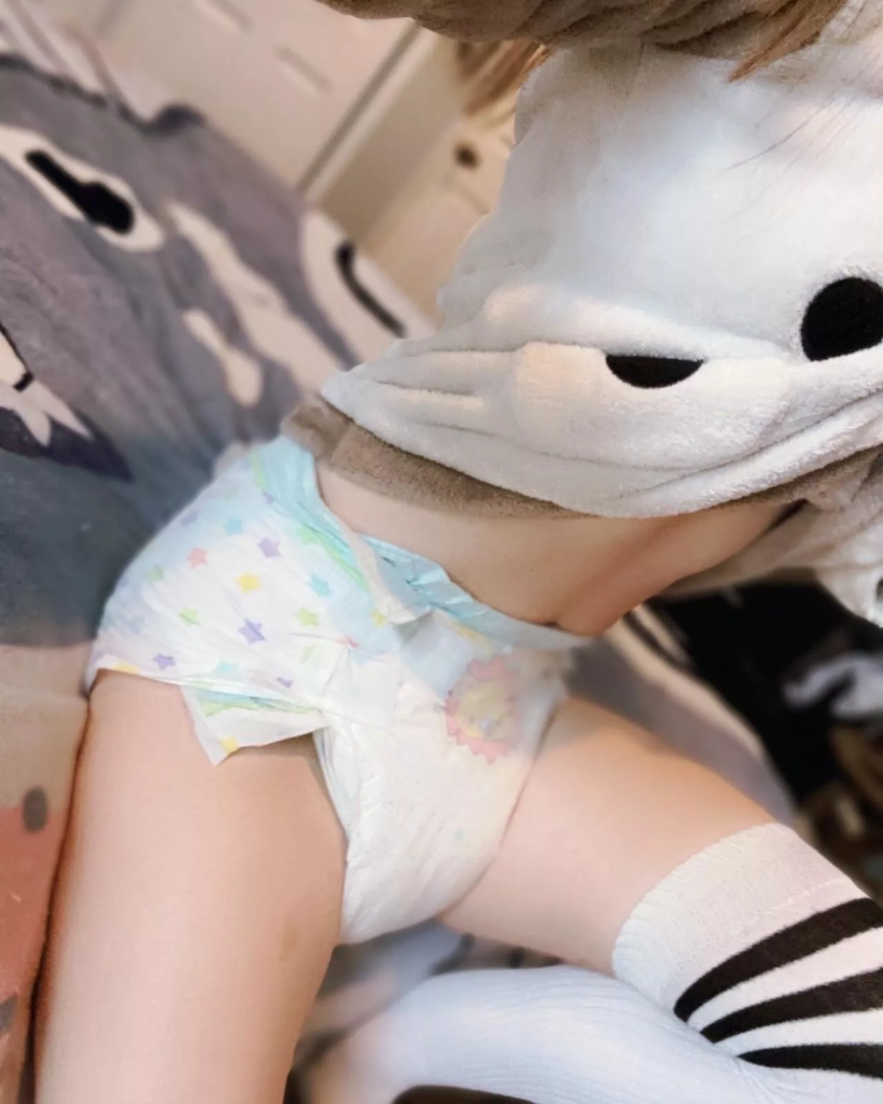 That special moment when the softest thing in your bed isn’t necessarily your pillow ~