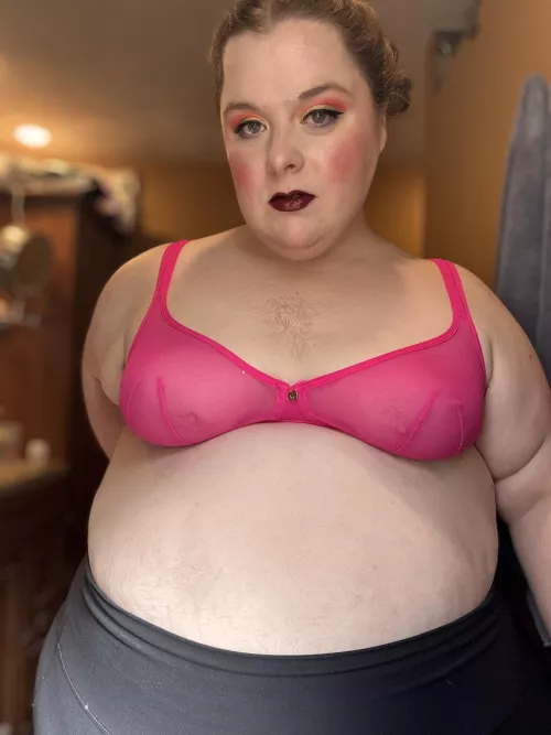 The bra brings out my cheeks ☺️