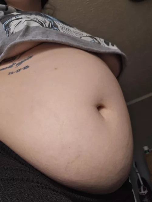 This belly hang is getting serious